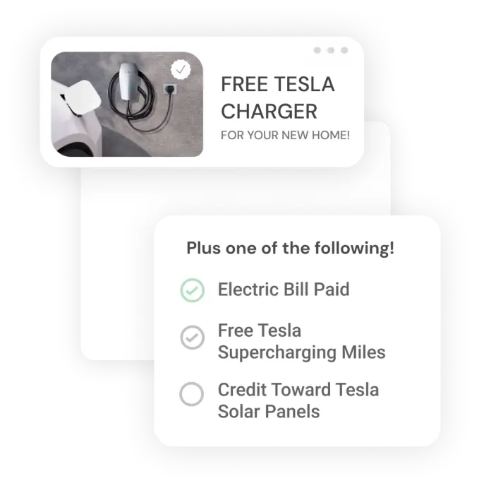 Free Tesla charger and more incentives