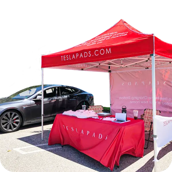 Teslapads hosting Tesla car meet