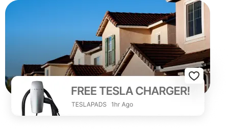Free Tesla Charger for home buyers